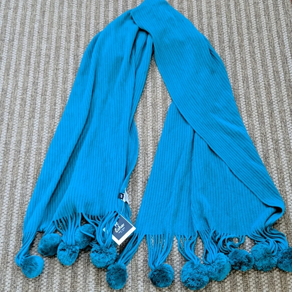 Echo New York New Muffler Tassel Long Scarf - Picture 1 of 4